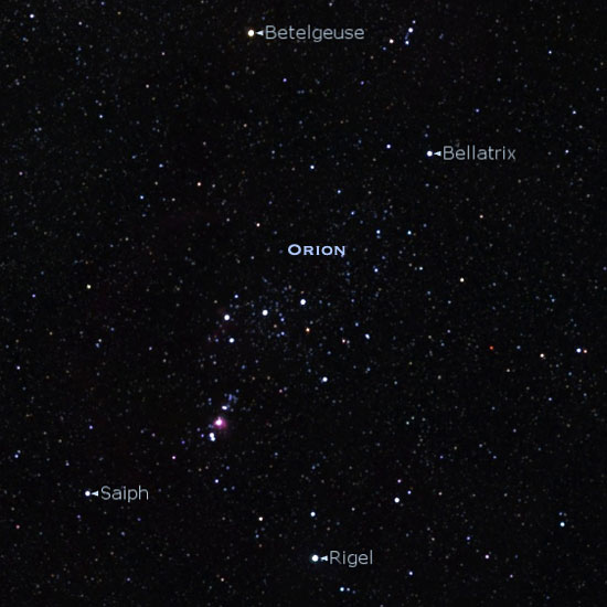 Stars Of Orion